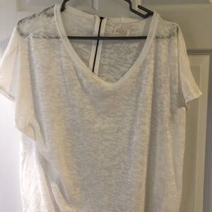 Zara zipper tee
